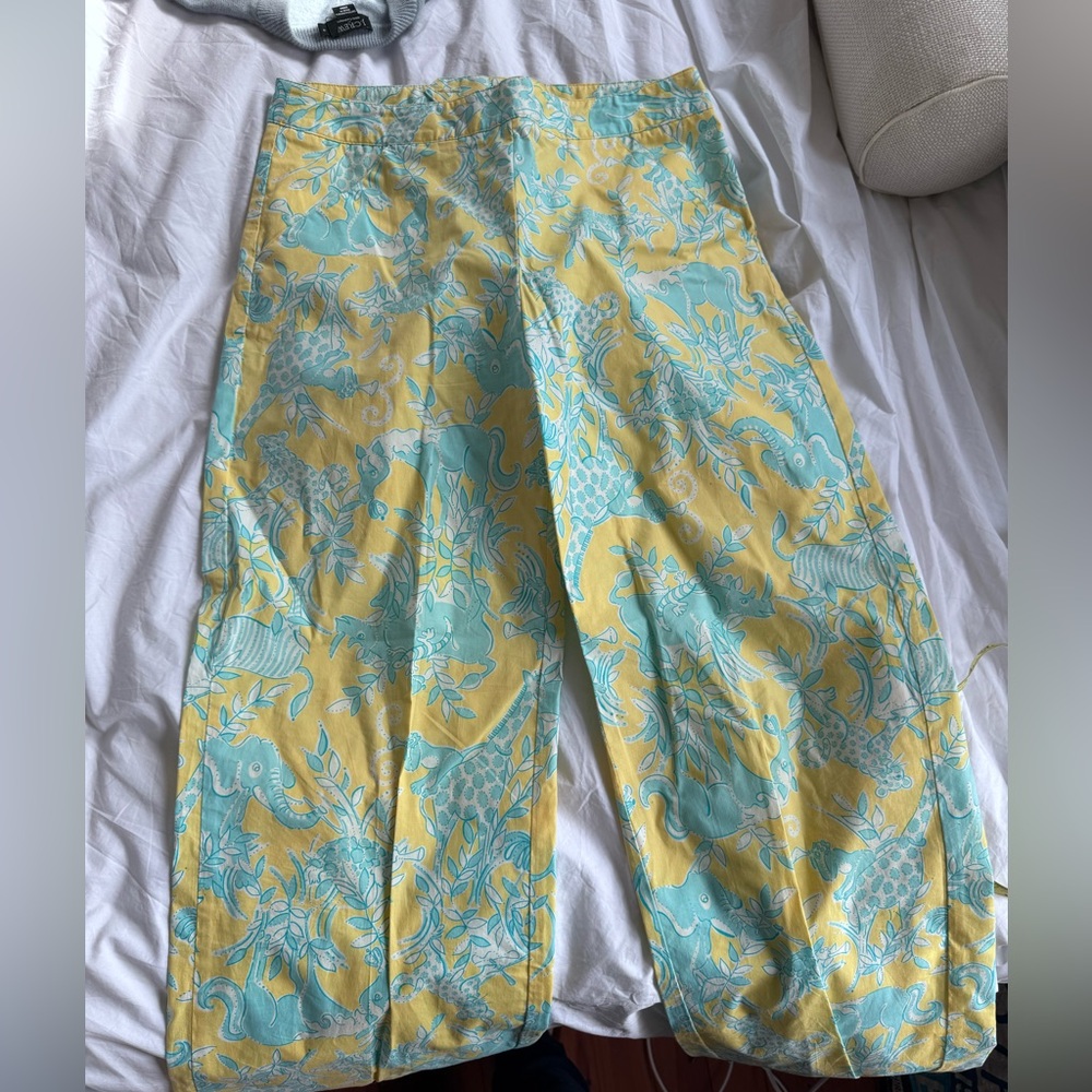 Vintage MINT Sunshine Junkanoo — white label Lilly Pulitzer pants size 6 RARE